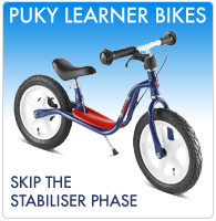 Skip the stabiliser pahse with Puky learner bikes