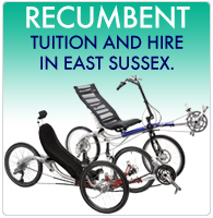 Recumbent hire in east sussex